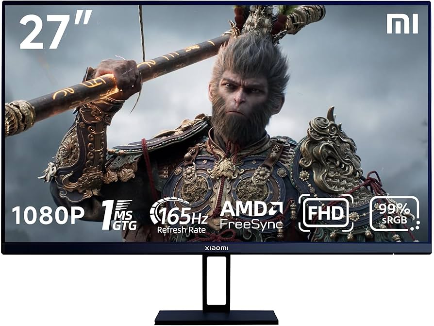 Amazon.com: Xiaomi Gaming Monitor 27in 165Hz 1ms GTG 1920*1080