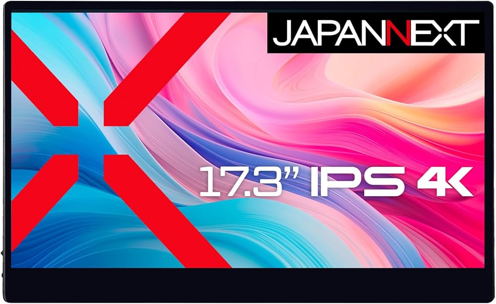 Amazon.co.jp: JAPANNEXT 17.3インチ モバイルモニター IPS パネル 4K