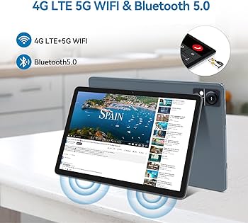 Amazon.com : Crelander 10.1 Inch Android 13 Tablet with SIM Card