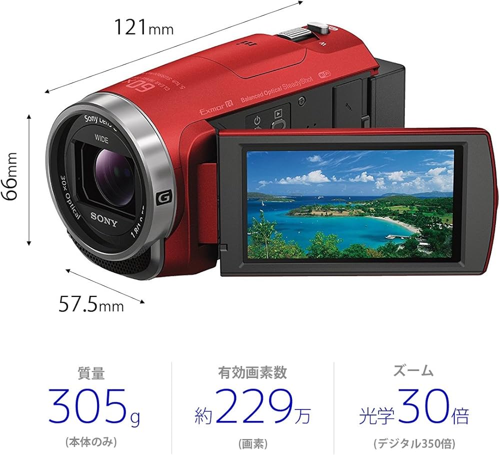 Amazon.co.jp: 【整備済み品】 ソニー ビデオカメラ Handycam HDR