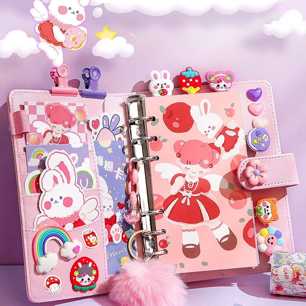 Amazon.co.jp: Dekori シール帳 A6 PUレザー ポケット 50枚セット