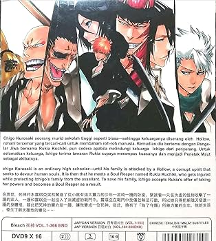 Amazon.com: BLEACH - COMPLETE ANIME TV SERIES DVD BOX SET (366