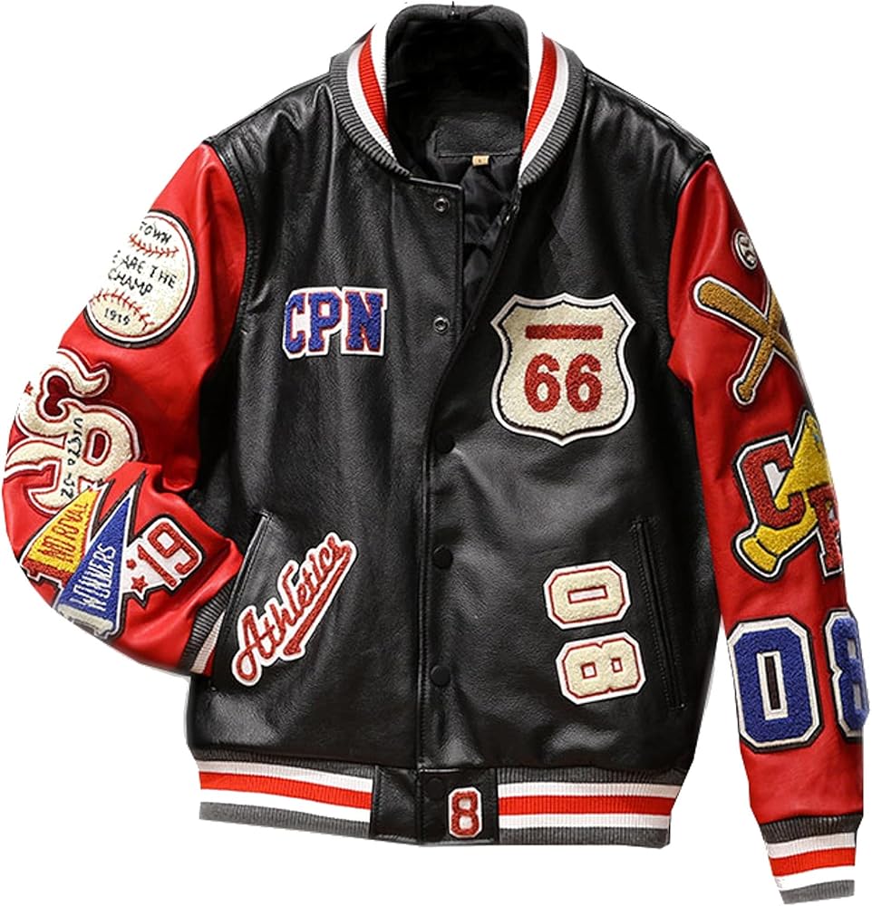 Amazon | アメカジ流 豪華 ワッペン 本革 レザー スタジャン 5色展開