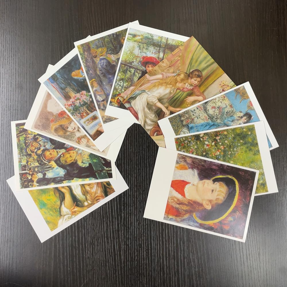 Amazon | 【正規輸入品】ポストカード アート10柄セット「ルノワール2