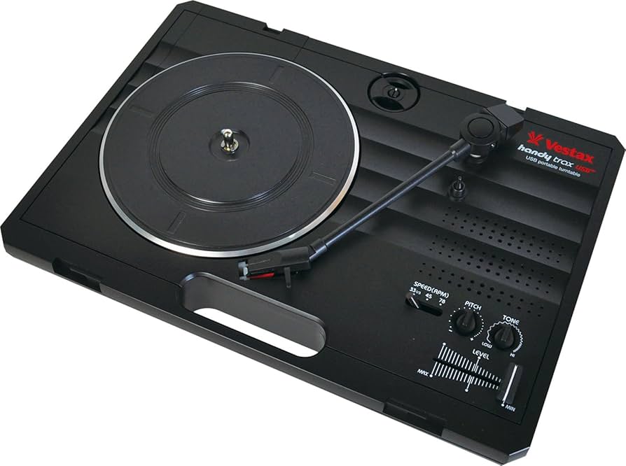 Amazon.co.jp: Vestax Portable Turntable Handytrax USB Black with