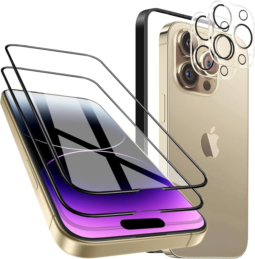 Amazon | 【高透過率】ガラスフィルム iPhone 14 pro 用 強化ガラス