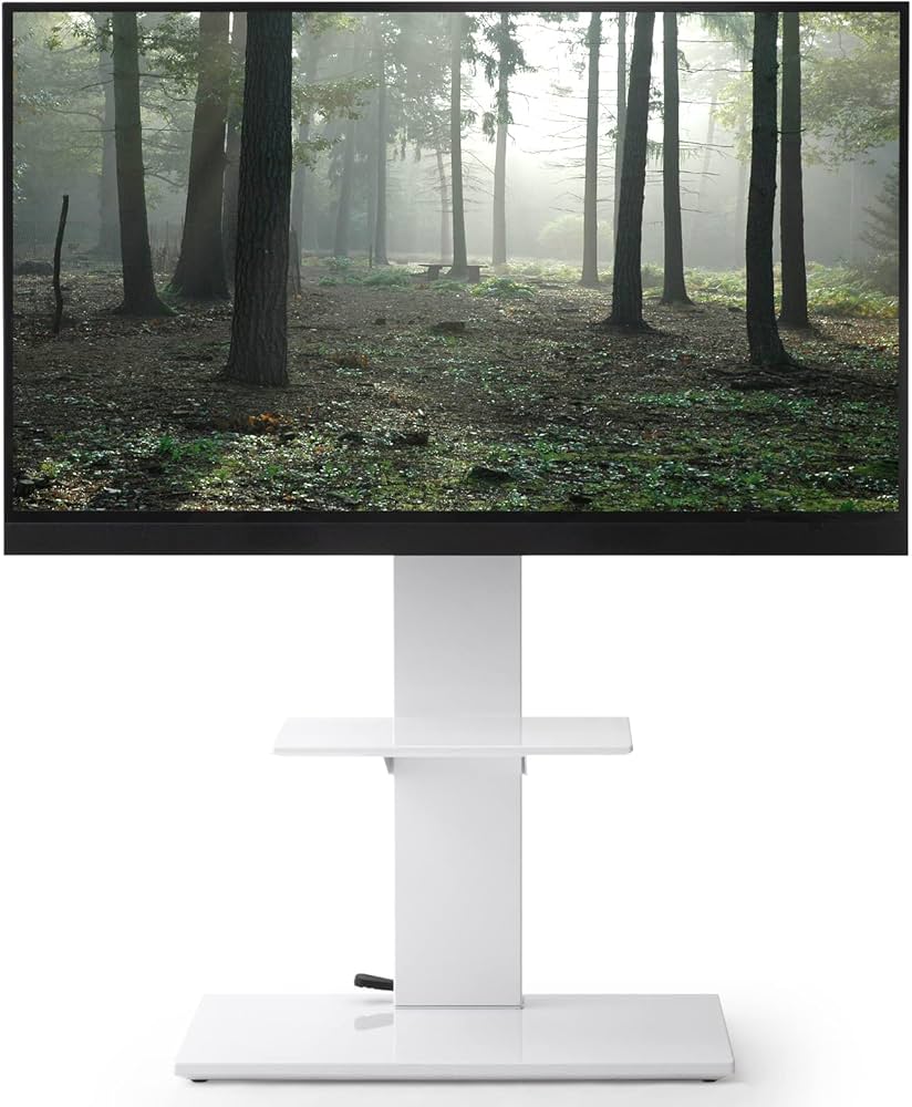 Amazon｜タンスのゲン テレビスタンド ガス昇降 上下左右 首振り 震度7