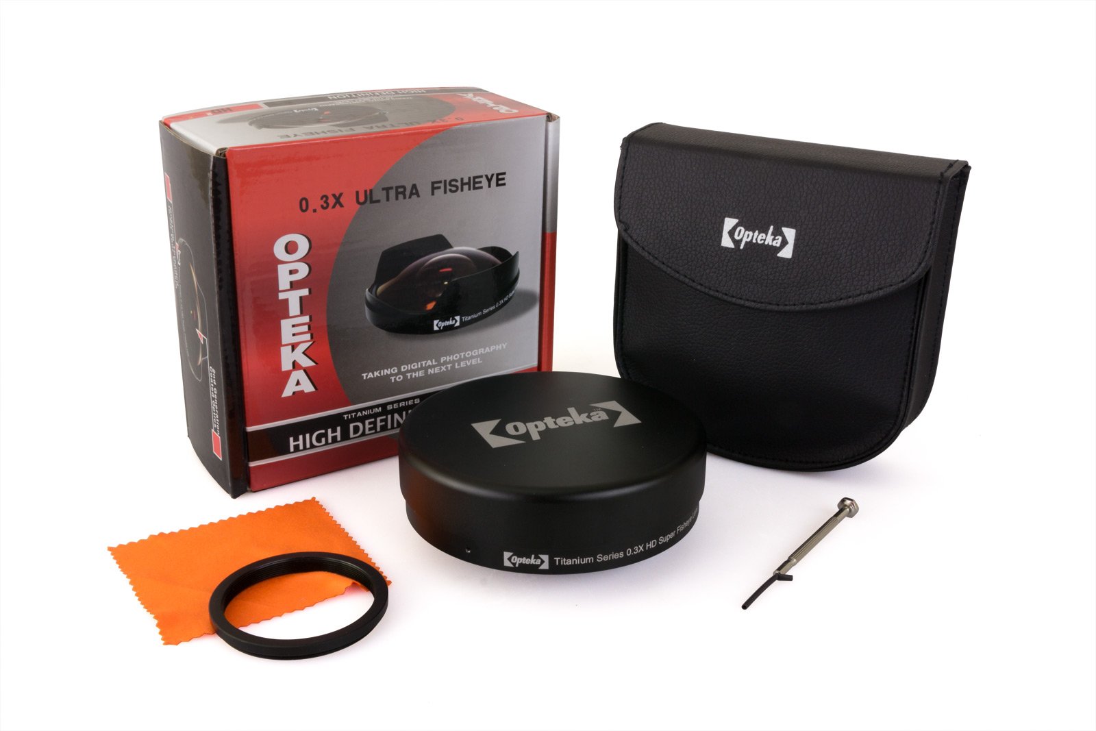 Amazon | Opteka チタンシリーズ 52mm 0.3X HD ウルトラ魚眼レンズ