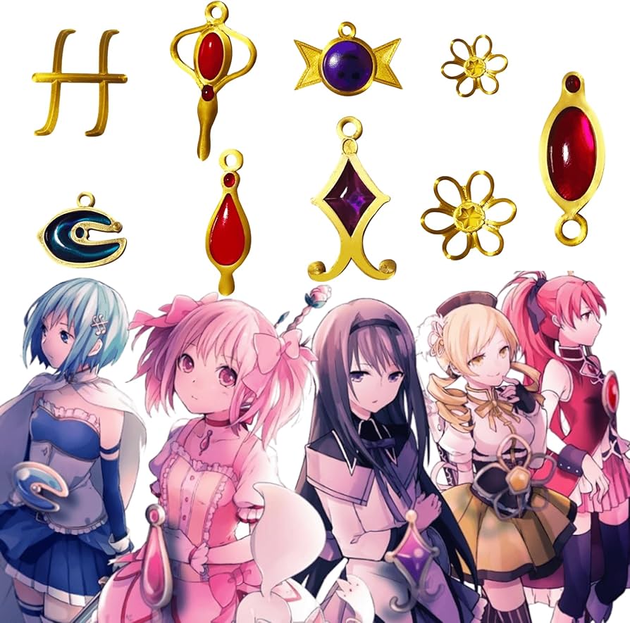 Amazon.co.jp: 2024 魔法少女まどかマギカ 宝石 コスプレ道具 鹿目