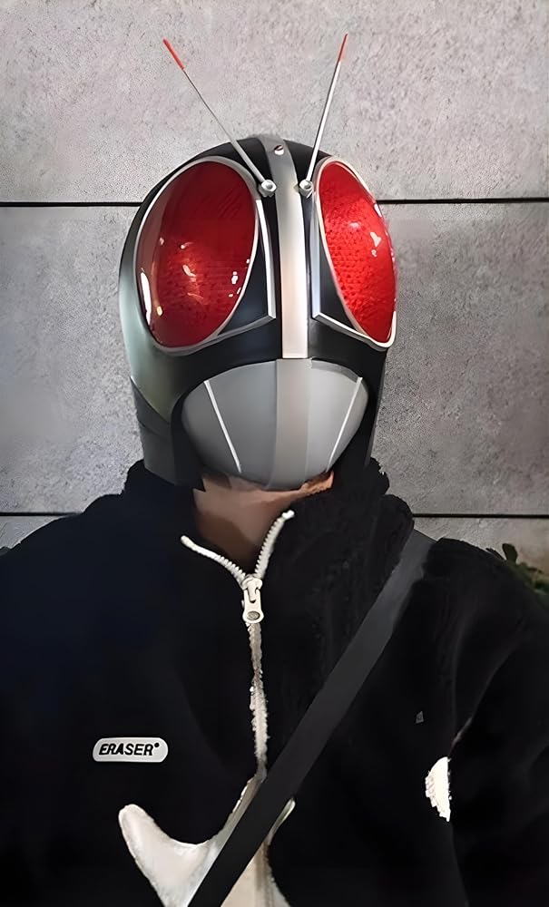 Amazon.co.jp: [EINI] 仮面ライダーBLACK RX ヘルメット コスプレ