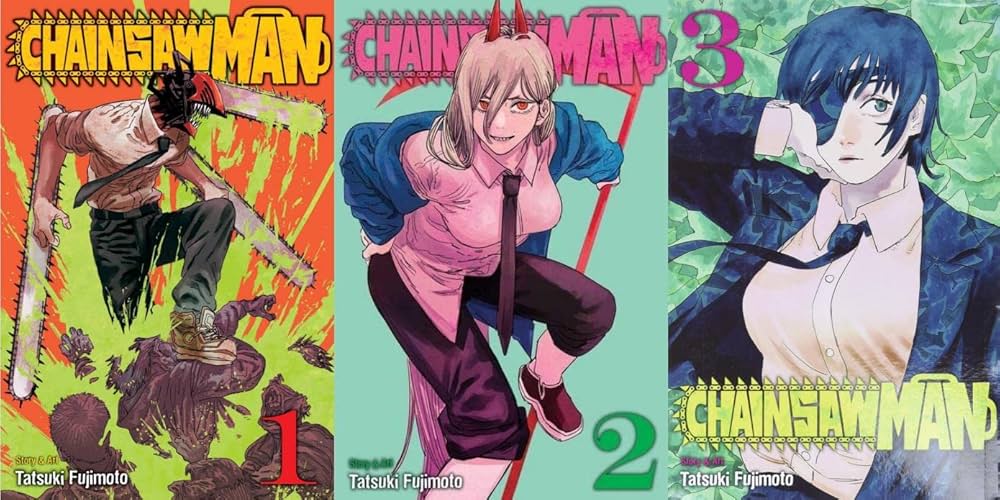 Chainsaw Man Vol. 1-11 Collection 11 Book Bundle Set: Tatsuki
