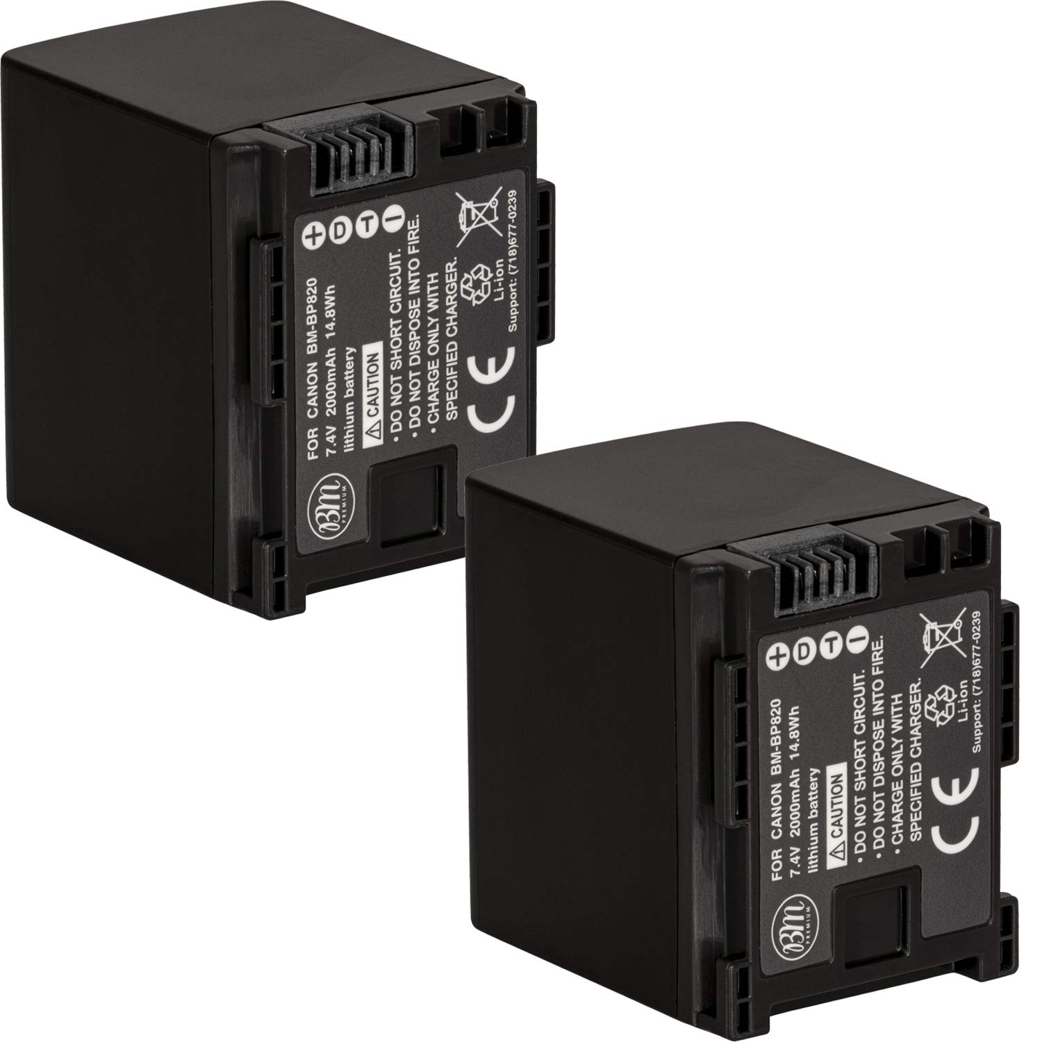 Amazon.com : BM Premium 2 BP-820 Batteries for Canon VIXIA HF G50