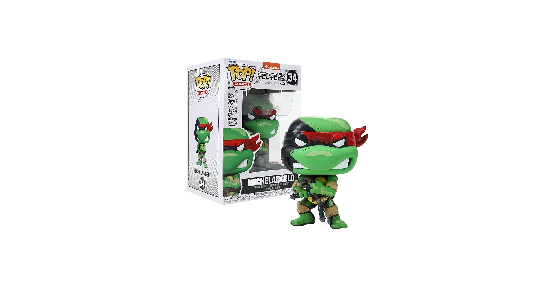 Amazon.com: Pop! Comics Teenage Mutant Ninja Turtles: Michelangelo