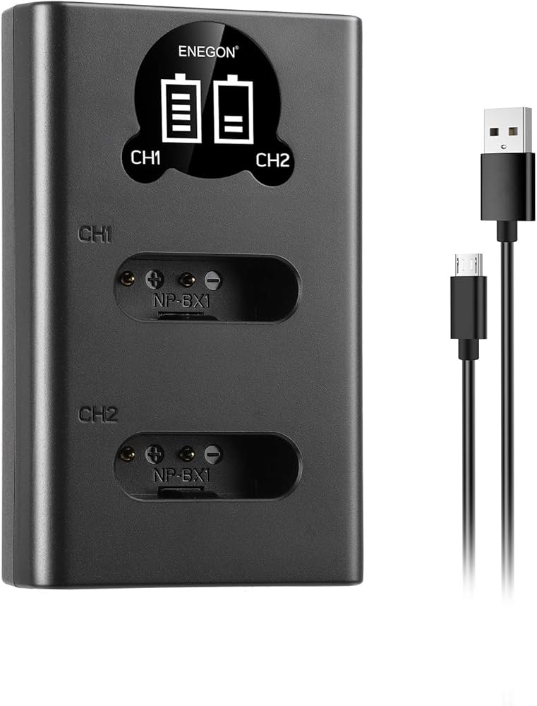 Amazon.co.jp: ENEGON NP-BX1 LED充電器 急速 Sony NP-BX1バッテリー用