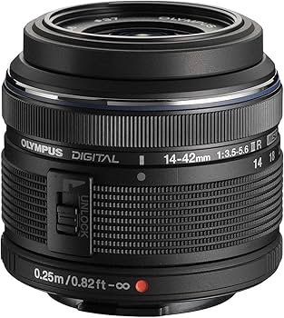 Lente de zoom Olympus M.14-42MM F3.5-5.6 2R Zuiko preta | Amazon