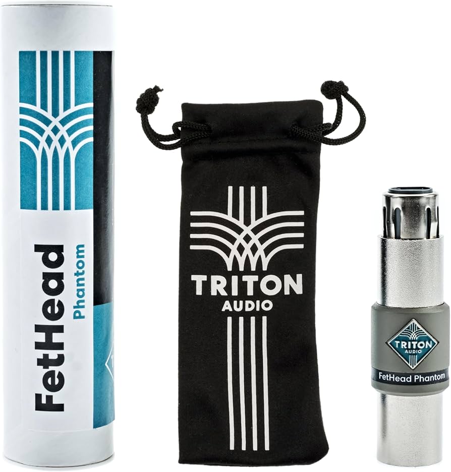 Amazon.com: TRITON AUDIO FetHead Phantom In-Line Microphone Preamp