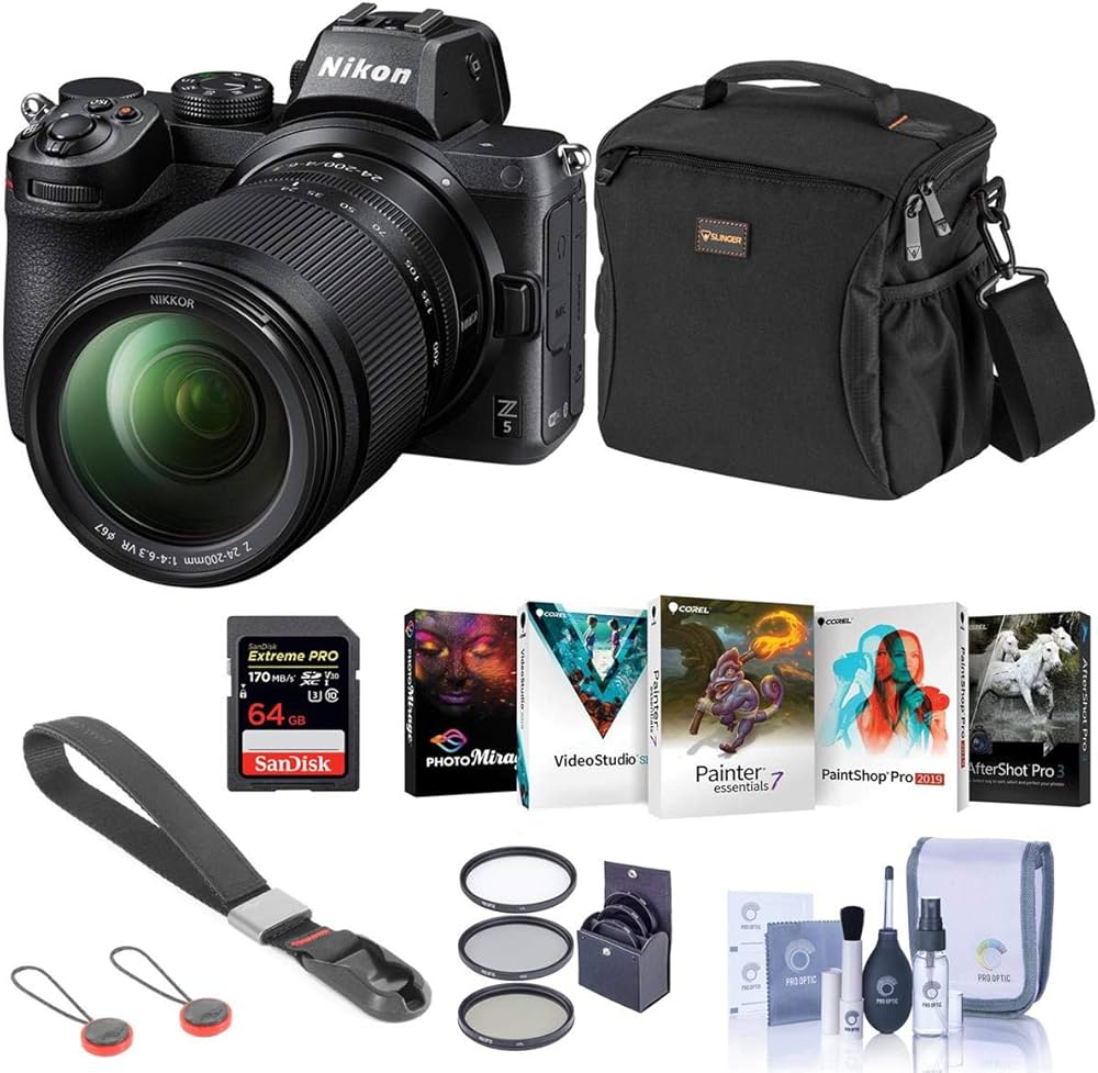 Amazon | Nikon Z5 フルフレーム ミラーレスカメラ 24-200mm VRズーム