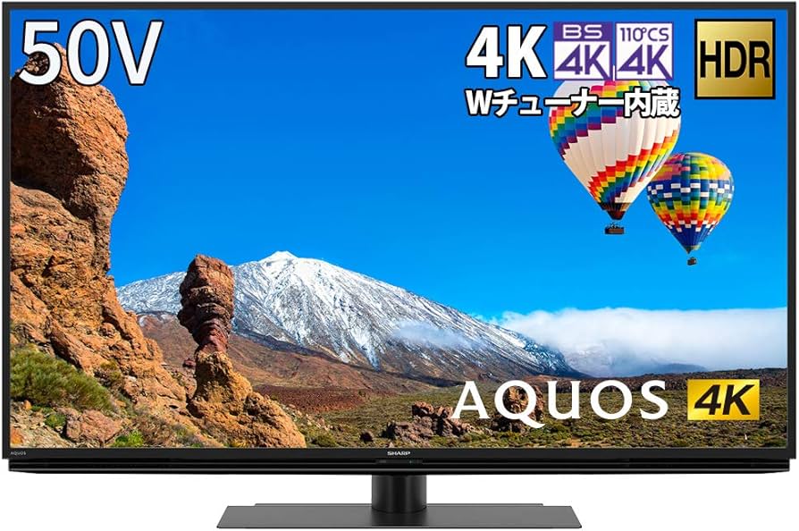 Amazon.co.jp: Sharp Aquos 4T-C50CH1 50V LCD TV, 4K with Built-in