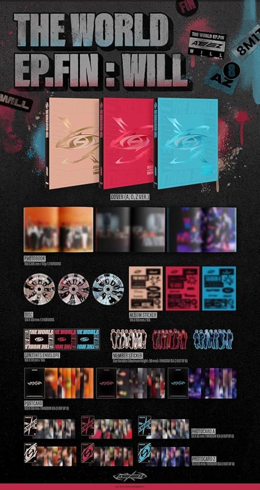 Amazon.com: ATEEZ The World EP.FIN : Will 2nd Album CD+Photobook+