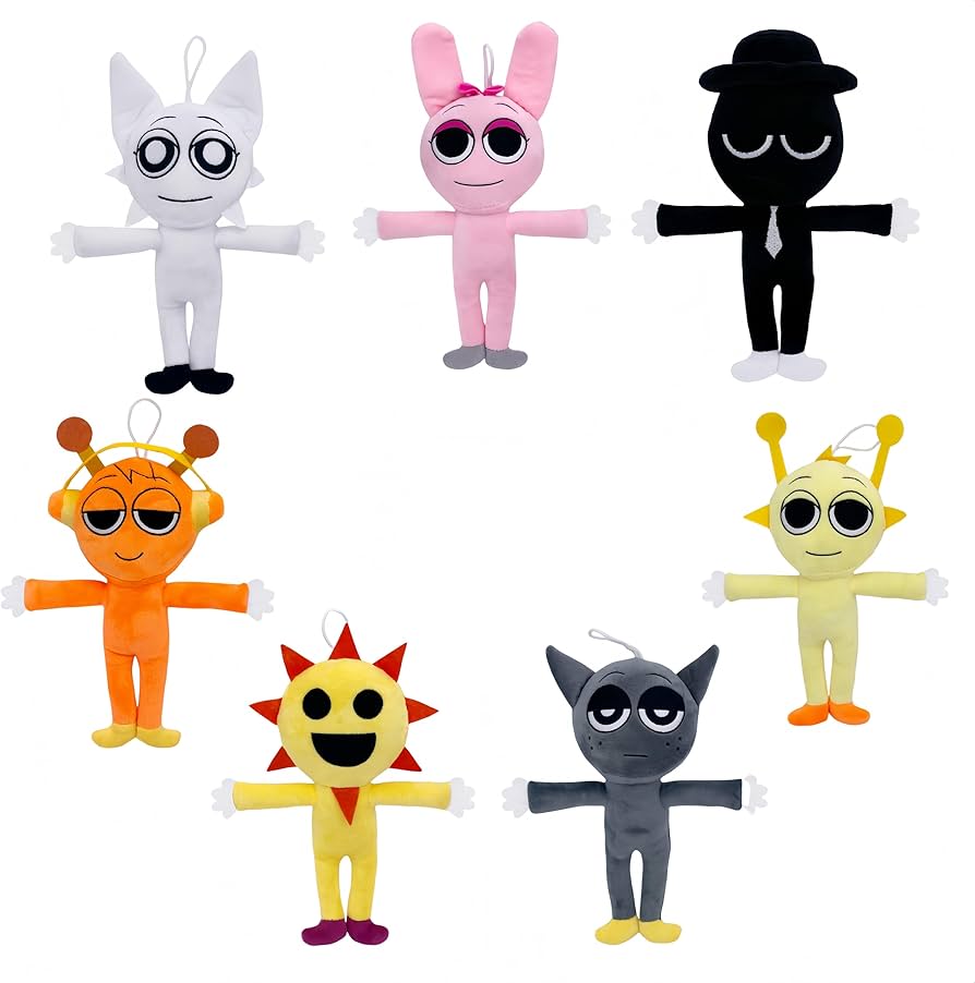 Amazon.co.jp: スプランキー ぬいぐるみ セット - 20cm Sprunky Plush