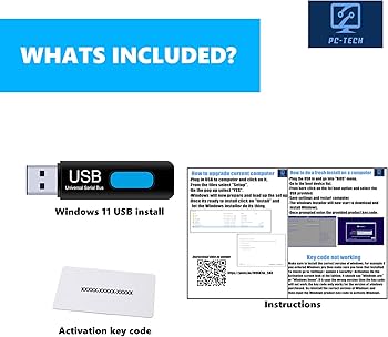Amazon.com: TECH USB Compatible with Windows 11 professional 64
