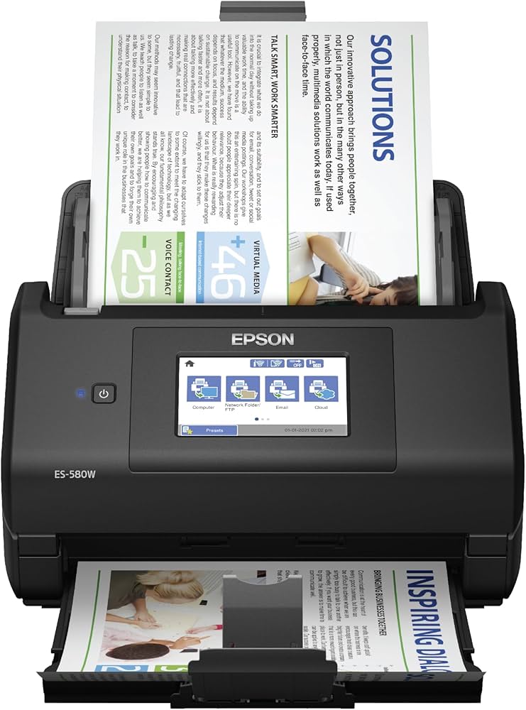 Amazon.com: Epson Workforce ES-580W Wireless Color Duplex Tax