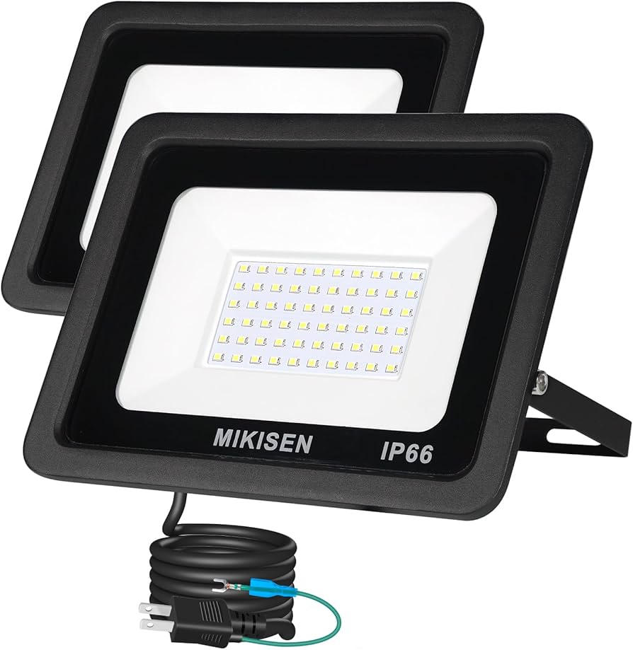 Amazon.co.jp: MIKISEN led 投光器 作業灯 看板灯 50w 昼光色 6000LM