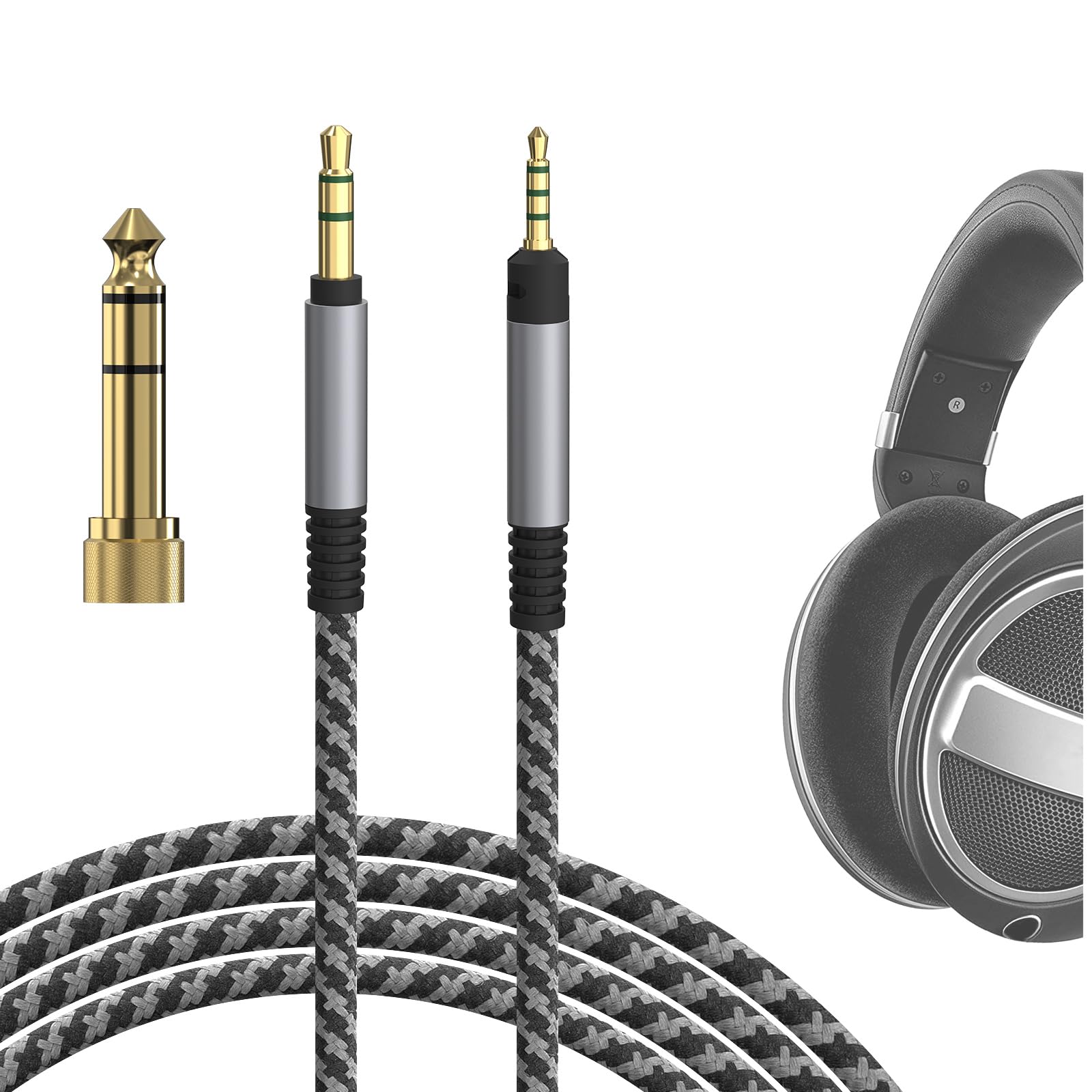 Amazon.com: GEEKRIA Audio Cable Compatible with Sennheiser HD 620S