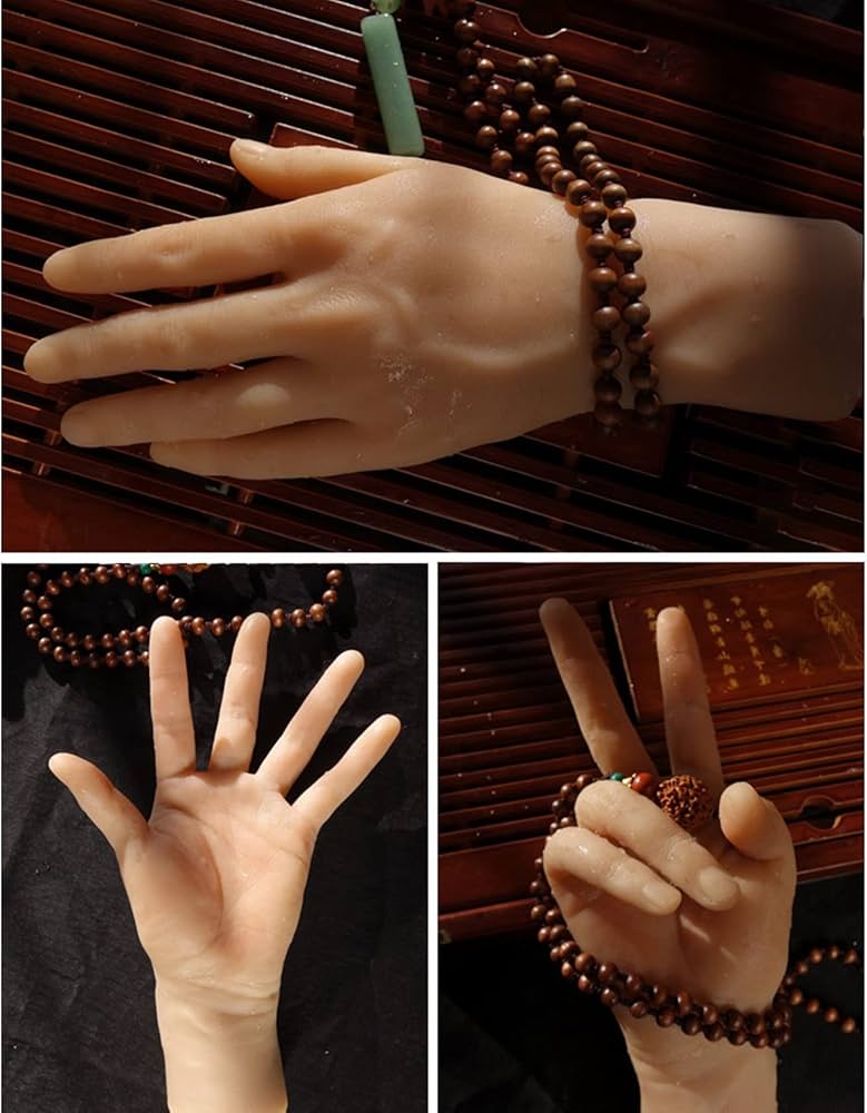 Amazon.co.jp: シミュレーションの手のモデル男性の本物の指の関節は