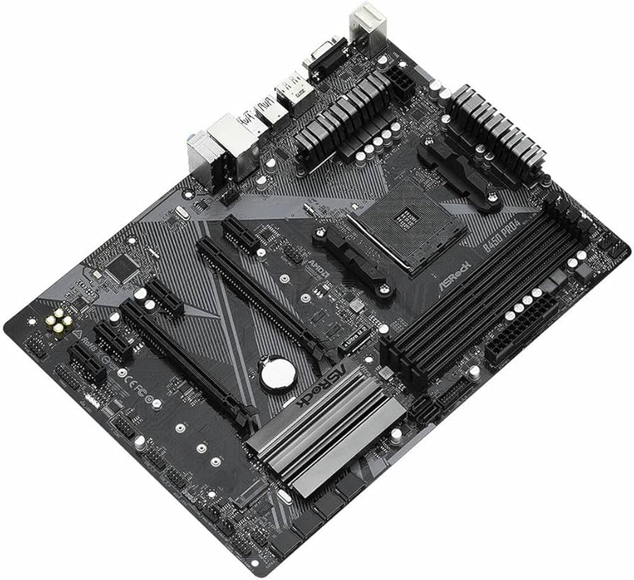 Amazon.com: Asrock B450 PRO4 R2.0 AM4 AMD Promontory B450 SATA