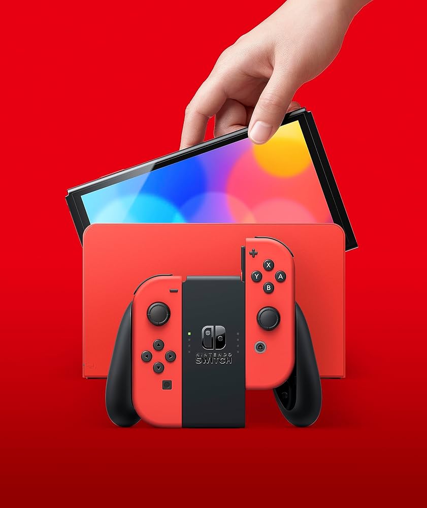 Amazon.com: Nintendo Switch OLED Model Mario Red Edition (Renewed)