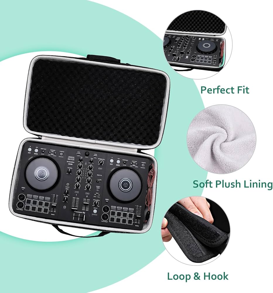 XANAD Hard Case for Pioneer DJ DDJ-FLX4/DDJ-FLX4 2-deck Rekordbox