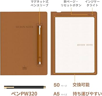 Amazon.co.jp: HUION NOTE アナログデジタルノート スマート手書き