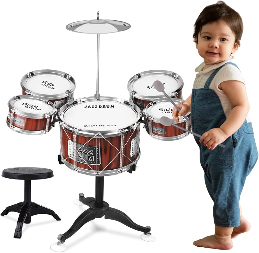 Amazon.com: Toddler Drum Set 24 Inches Drum Set for Kids Musical