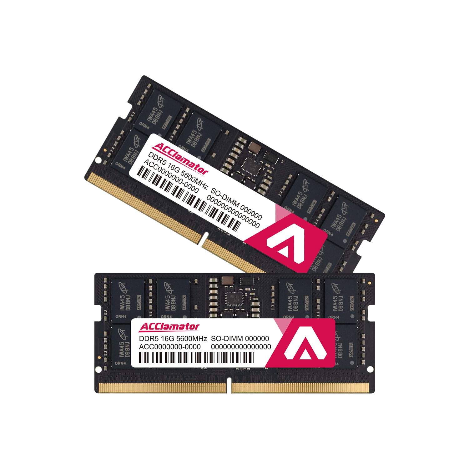 Acclamator DDR5 RAM 32GB Kit (2x16GB) 5600MHz (or 5200MHz or