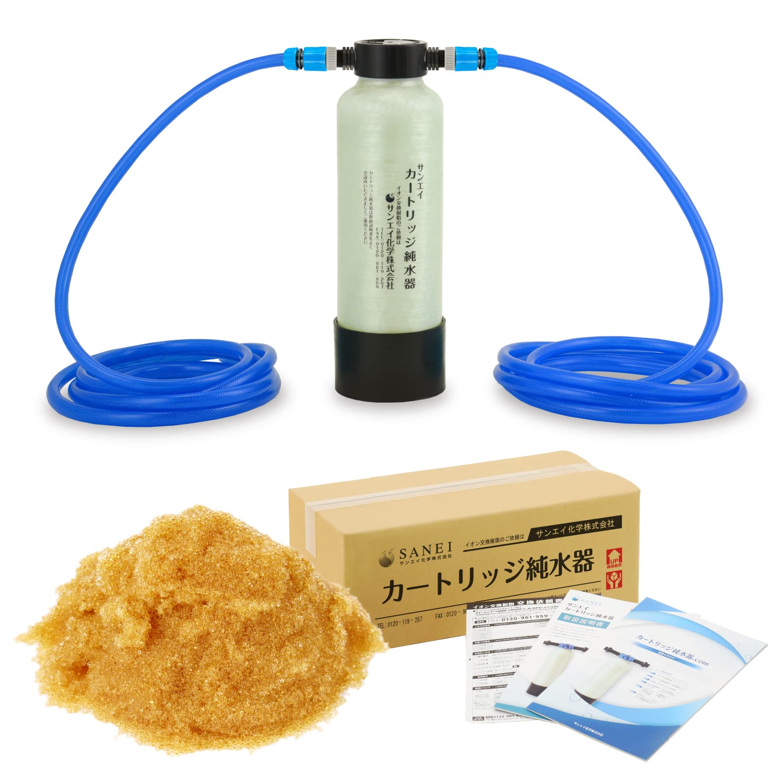 Amazon.co.jp: サンエイ化学 カートリッジ純水器 5L スタンダード