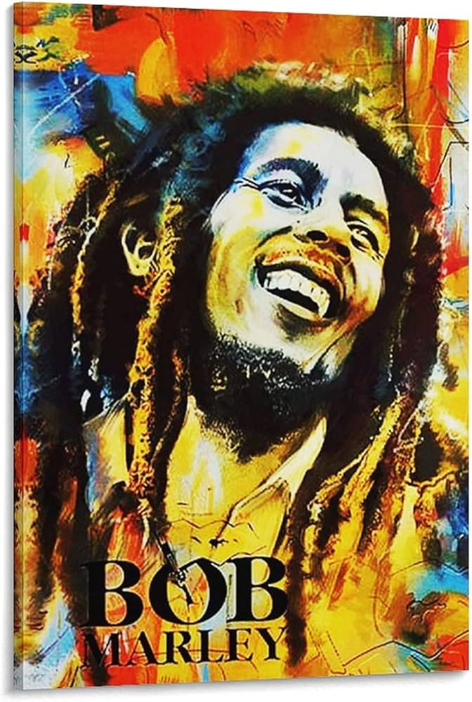 Amazon.co.jp: 著名な歌手ボブ・マーリーポスター 印刷 ポスター