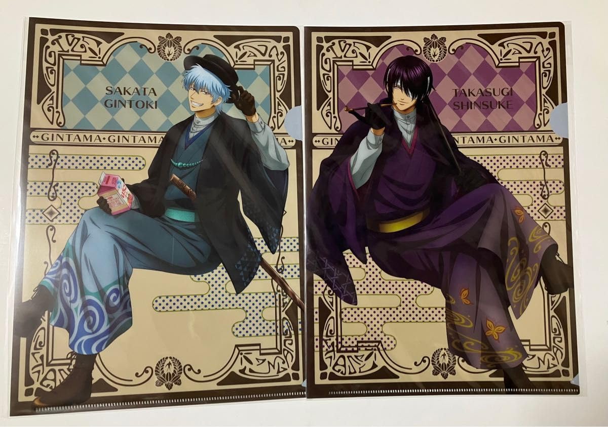 Amazon.co.jp: 銀魂 坂田銀時 高杉晋助 クリアファイル : ホビー