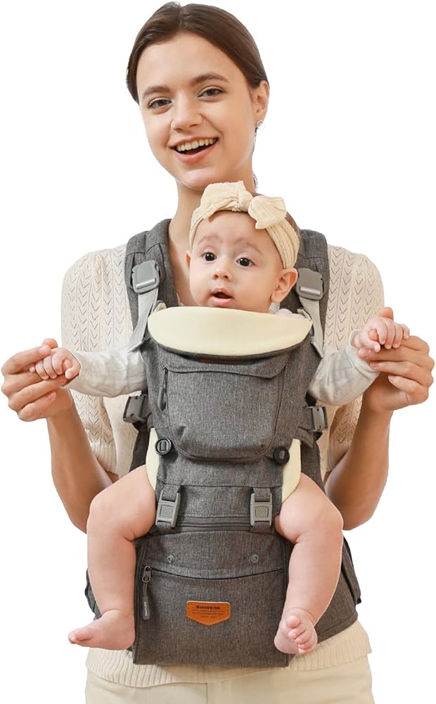 Amazon.co.jp: Sunveno 抱っこ紐 ヒップシート 抱っこひも おんぶ紐
