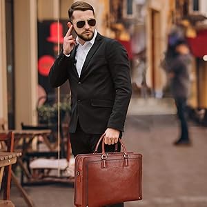 Amazon.co.jp: [バンニュス] ビジネスバッグ メンズ 本革 トートバッグ