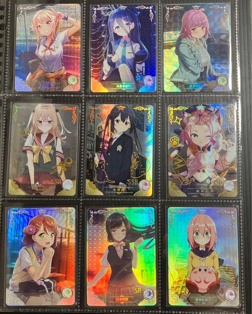 Amazon.co.jp: カード ACGカード 9枚セット アニメファンカード