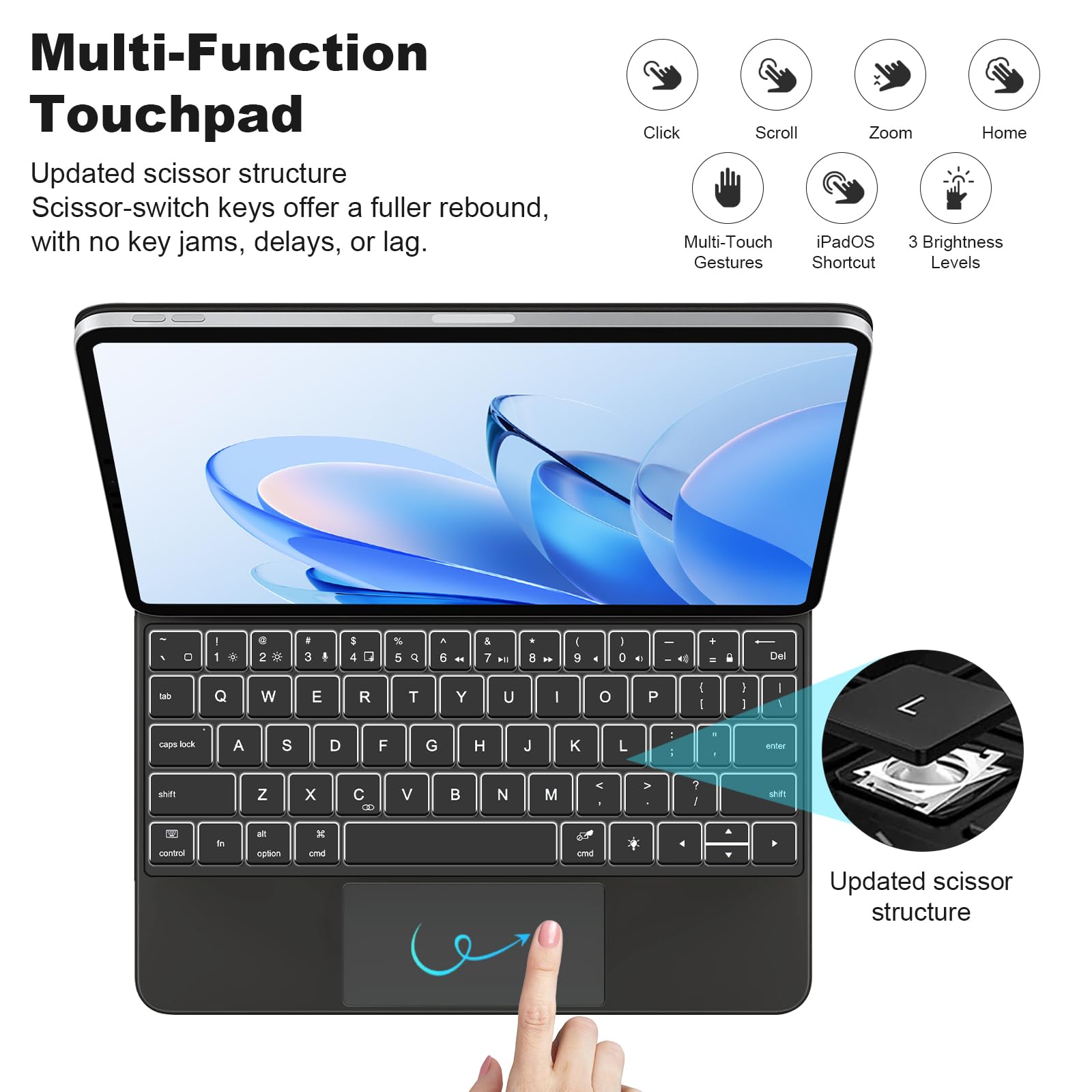 Amazon.com: Magic Keyboard for iPad Air 11-inch (M2 2024/M3 2025