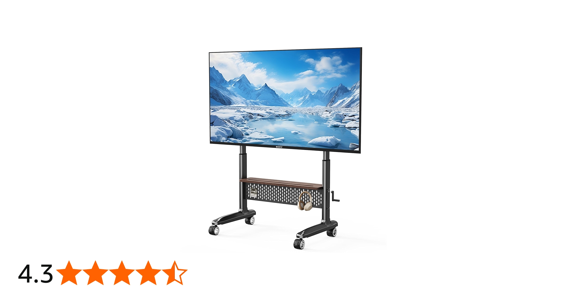 Amazon｜BESSTER テレビスタンド キャスター付き ハイタイプ テレビ台