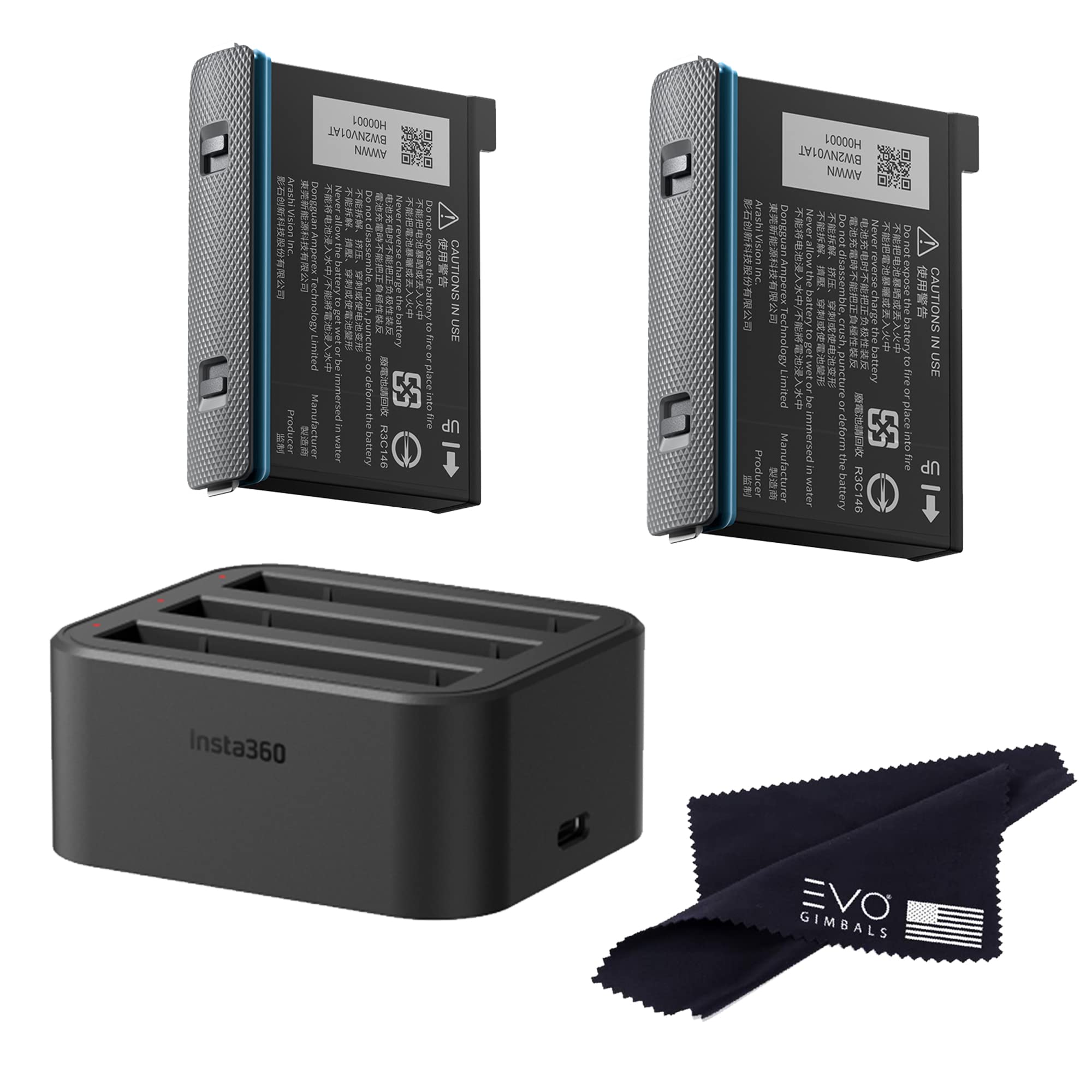 Amazon.com : insta360 X3 Battery & Fast Charge Hub Bundle
