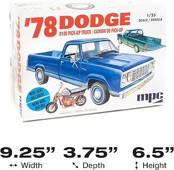 Amazon | amt MPC 1/25 1978 ダッジ D100 カスタム・ピックアップ