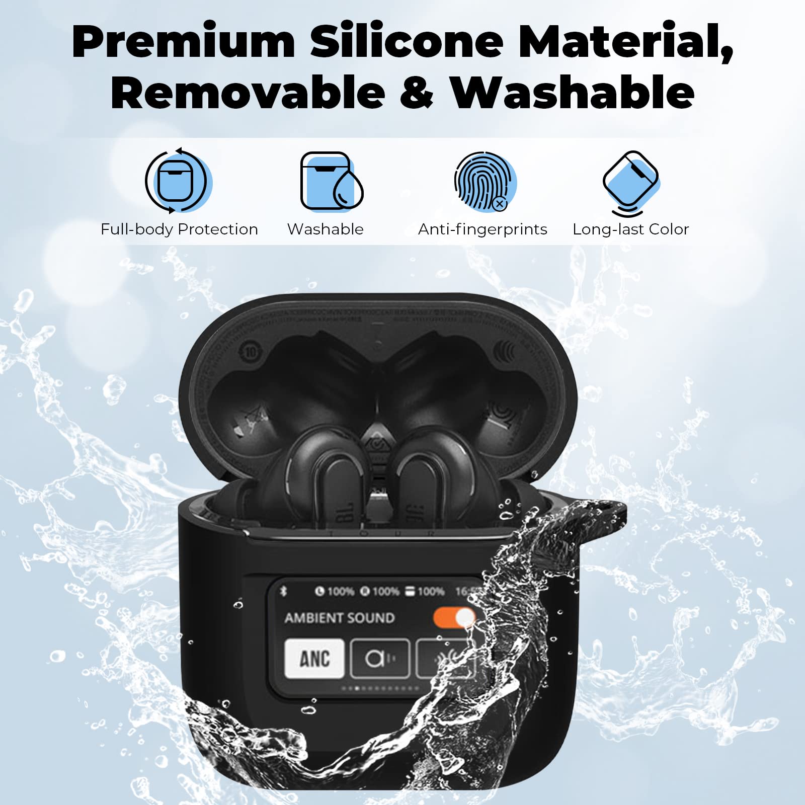 Amazon | LDSXAY JBL Tour Pro 2 ケースカバー ソフトシリコン 耐衝撃