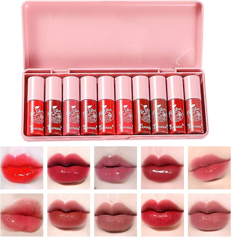 Amazon | SILUN 10色セット 口紅 リップグロスセット つやぷるリップ