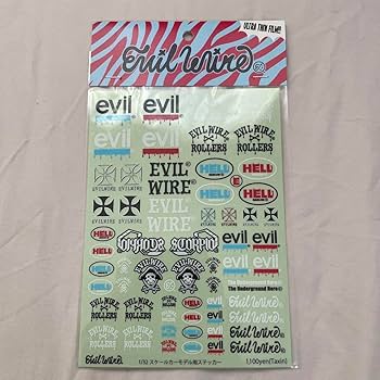 Amazon | イービルワイヤー evilwire ステッカー 1 32 ミニ四駆 通販