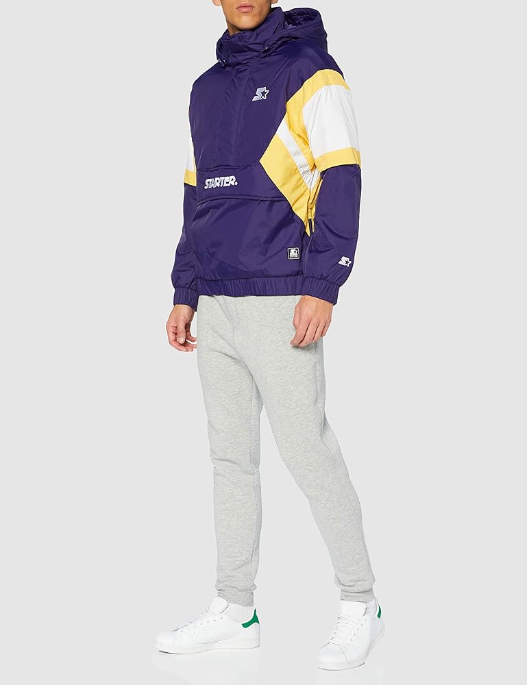 STARTER BLACK LABEL Men's Starter Colour Block Half Zip Retro