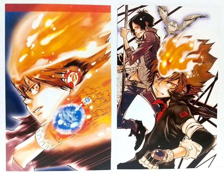 Amazon.co.jp: 家庭教師ヒットマンREBORN イラスト ペーパー 原作画 紙